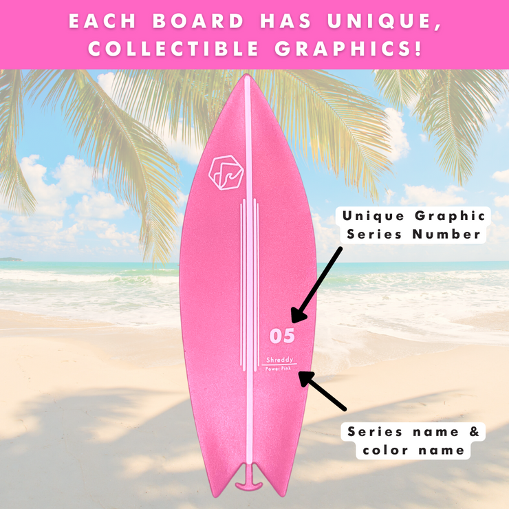 Power Pink Finger Surfboard Toy