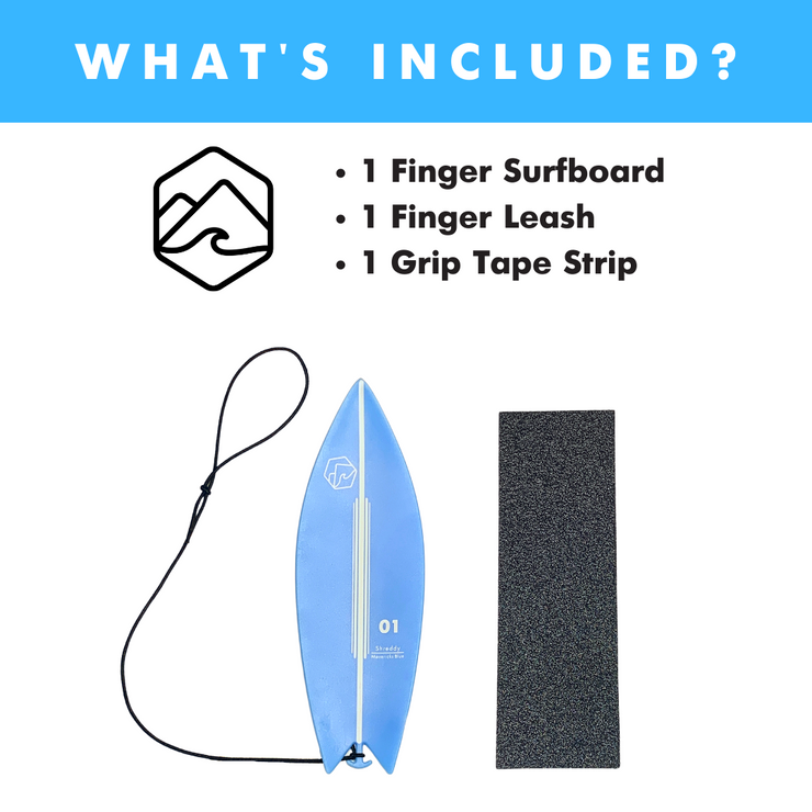 Mavericks Blue Finger Surfboard