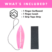 Power Pink Finger Surfboard Toy