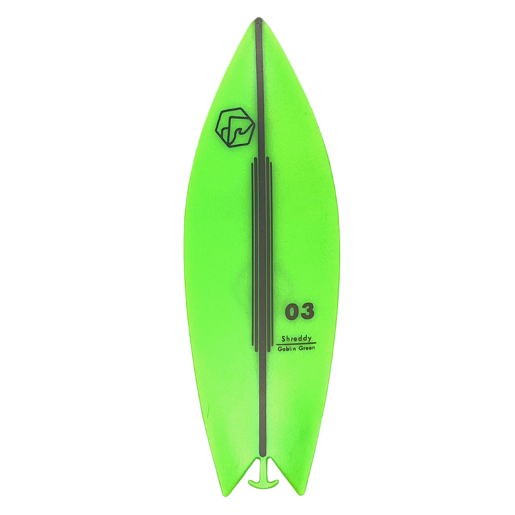 Goblin Green Finger Surfboard