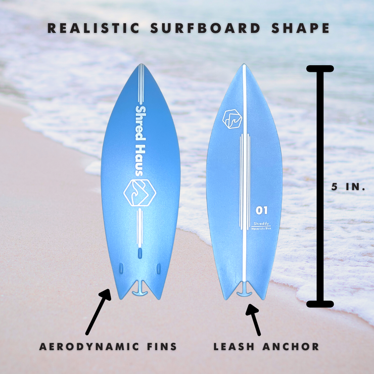 Mavericks Blue Finger Surfboard