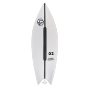 Washed White Finger Surfboard Toy